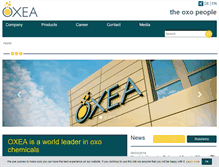 Tablet Screenshot of oxea-chemicals.com